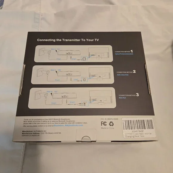 Wireless Headphones for TV, TV Headphones Wireless for Seniors with Charging Doc - Picture 2 of 4